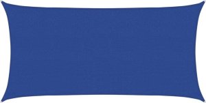 vidaXL Żagiel przeciwsłoneczny, 160 g/m, niebieski, 2,5x5 m, HDPE 2
