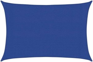vidaXL Żagiel przeciwsłoneczny, 160 g/m, niebieski, 3x4,5 m, HDPE 2