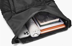 Strado Wodoodporny plecak sportowy torba Strado 37x48x19 cm (Czarny) 2