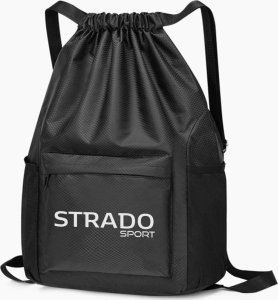 Strado Wodoodporny plecak sportowy torba Strado 37x48x19 cm (Czarny) 8