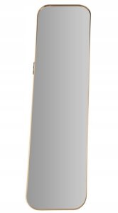 Home Styling Collection Lustro prostokątne w złotej ramie, duże, 115 x 30 cm 2