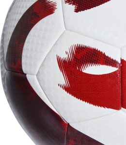 Adidas Piłka nożna adidas Tiro League Thermally Bonded biało-czerwona HZ1294 4 3