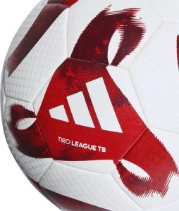 Adidas Piłka nożna adidas Tiro League Thermally Bonded biało-czerwona HZ1294 4 4