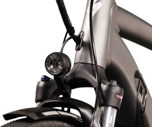 Lupine Lampka przednia do e-bike SL NANO CLASSIC F 900 Lumenów/130 Lux, Fabryczne wyjście pod Shimano, Montaż na koronie widelca 16