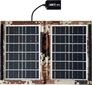 Ładowarka solarna . Panel słoneczny turystyczny do ładowania telefonu 7W USB 1