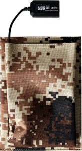 Ładowarka solarna . Panel słoneczny turystyczny do ładowania telefonu 7W USB 2