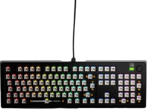 Klawiatura Glorious Glorious GMMK 3 Pro 100 % Custom Gaming-Tastatur - Barebone, ISO-Layout, schwarz 3