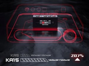 Wzmacniacz słuchawkowy FiiO FiiO KA15 - Black - USB DAC/AMP 8