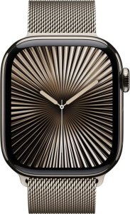 Smartwatch Apple Watch 10 GPS + Cellular 46mm Natural Titanium Milanese Loop S/M Szary  (MC7Q4QF/A) 2
