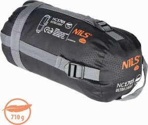 Nils Extreme Śpiwór Ultra Light NC1705 szaro-pomarańczowy 11