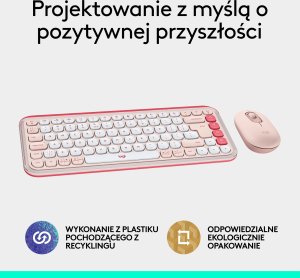 Klawiatura + mysz Logitech POP Icon Combo (920-013142) 12