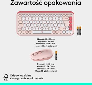 Klawiatura + mysz Logitech POP Icon Combo (920-013142) 11