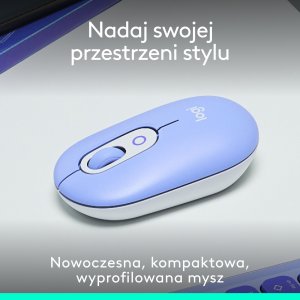 Mysz Logitech POP liliowa (910-007414) 3