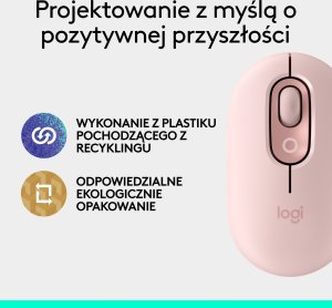 Mysz Logitech POP różowa (910-007413) 12