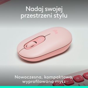 Mysz Logitech POP różowa (910-007413) 3
