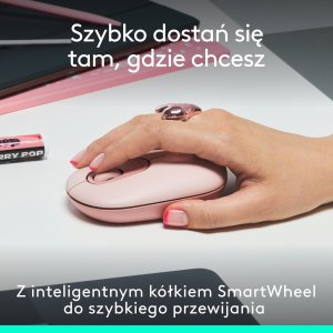 Mysz Logitech POP różowa (910-007413) 4