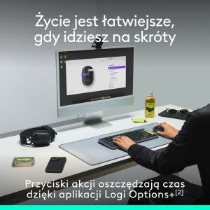 Mysz Logitech POP różowa (910-007413) 5