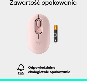 Mysz Logitech POP różowa (910-007413) 11