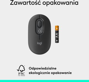 Mysz Logitech POP grafitowa (910-007412) 11