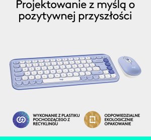 Klawiatura + mysz Logitech POP Icon Combo (920-013078) 12