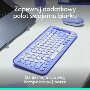 Klawiatura + mysz Logitech POP Icon Combo (920-013078) 3