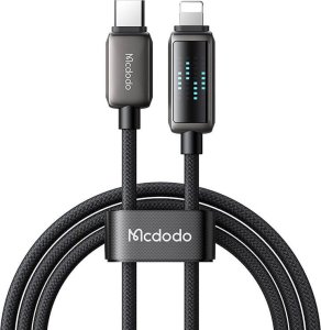 Kabel USB Mcdodo Kabel USB-C do Lightning Mcdodo CA-2630, 36W, wyświetlacz LED, 1.2m 1