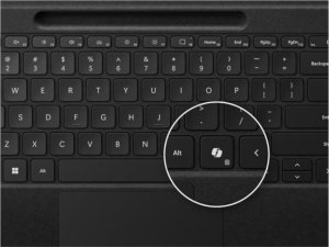 Microsoft Klawiatura Surface Pro Flex Commercial Czarna ZRA-00008 1