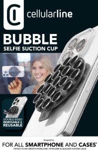 Selfie stick Cellular Line Cellularline Bubble Selfie Saugnapfhalter Black 1