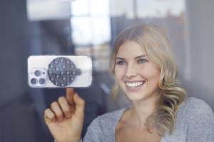 Selfie stick Cellular Line Cellularline Bubble Selfie Saugnapfhalter Black 2