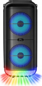 Głośnik Media-Tech MEDIA-TECH BT POWER AUDIO DISCO Przenośny głośnik Bluetooth 5.3 z iluminacją typu disco KARAOKE radio FM MP3 50W RMS 900W PMPO 3