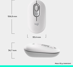 Mysz Logitech POP biała (910-007411) 9