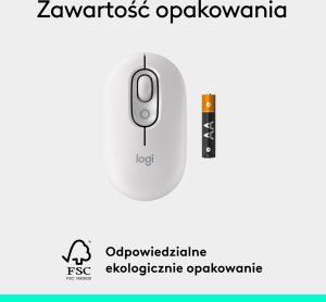 Mysz Logitech POP biała (910-007411) 10