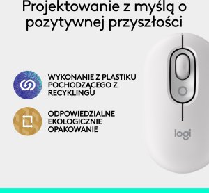 Mysz Logitech POP biała (910-007411) 11