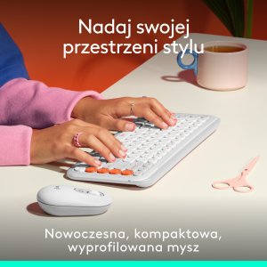 Mysz Logitech POP biała (910-007411) 2