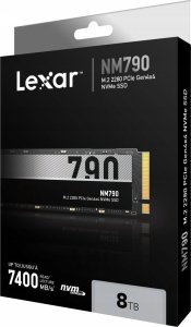 Dysk SSD Lexar NM790 8TB M.2 2280 PCI-E x4 Gen4 NVMe (LNM790X008T-RNNNG) 7