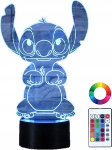 Lampka biurkowa Creative Lampka Nocna Dla Dzieci Lilo I Stich 3D Led 1