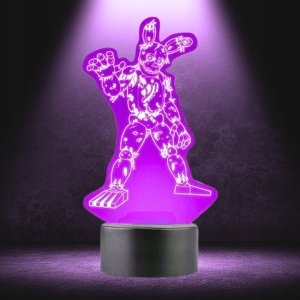Lampka biurkowa Creative Lampka Nocna Biurkowa Dla Dzieci Fnaf Five Nights At Freddy's Led + Pilot 6