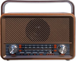 Głośnik Hykker Radio RETRO z Bluetooth, USB i czytnikiem kart 3