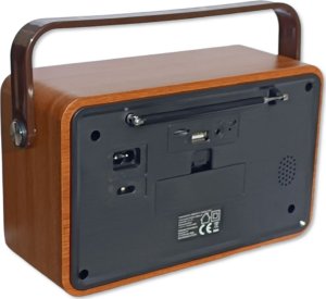 Głośnik Hykker Radio RETRO z Bluetooth, USB i czytnikiem kart 5