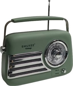 Głośnik Smukee Radio kuchenne RETRO z Bluetooth - Zielone 1