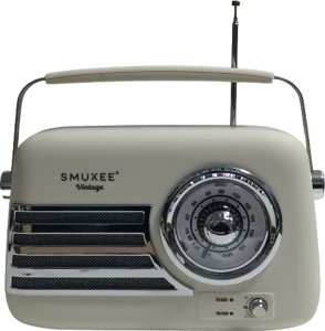 Głośnik Smukee Radio kuchenne RETRO z Bluetooth - Kremowe 2