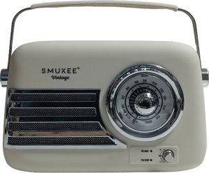 Głośnik Smukee Radio kuchenne RETRO z Bluetooth - Kremowe 4