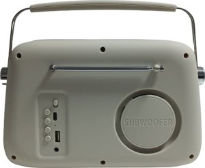 Głośnik Smukee Radio kuchenne RETRO z Bluetooth - Kremowe 5
