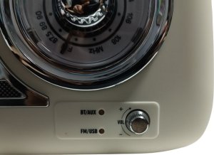 Głośnik Smukee Radio kuchenne RETRO z Bluetooth - Kremowe 9