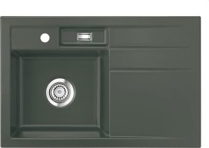 Zlewozmywak SYSTEMCERAM Systemceram BELA 78 Lava, zlewozmywak ceramiczny, korek manualny 1