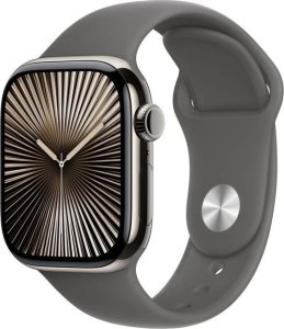 Smartwatch Apple Watch 10 GPS + Cellular 42mm Natural Titanium S/M Szary  (MWXD3QF/A) 1