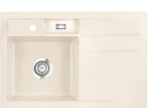 Zlewozmywak SYSTEMCERAM Systemceram BELA 78 Jasmin, zlewozmywak ceramiczny, korek manualny 1
