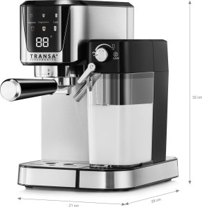 Ekspres ciśnieniowy Transa Electronics Ekspres ciśnieniowy do kawy CoffeeCraft 20 bar 6