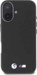 BMW BMW BMHCP16S23PUFWC iPhone 16 6.1"        czarny/black hardcase Carbon Wrapped Metal 3