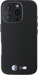 BMW BMW BMHCP16S23PUFWC iPhone 16 6.1"        czarny/black hardcase Carbon Wrapped Metal 10